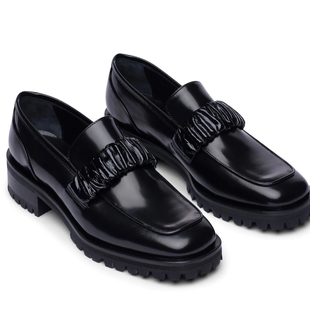 Chouchou Square Loafer Black NWOB - Picture 5 of 12